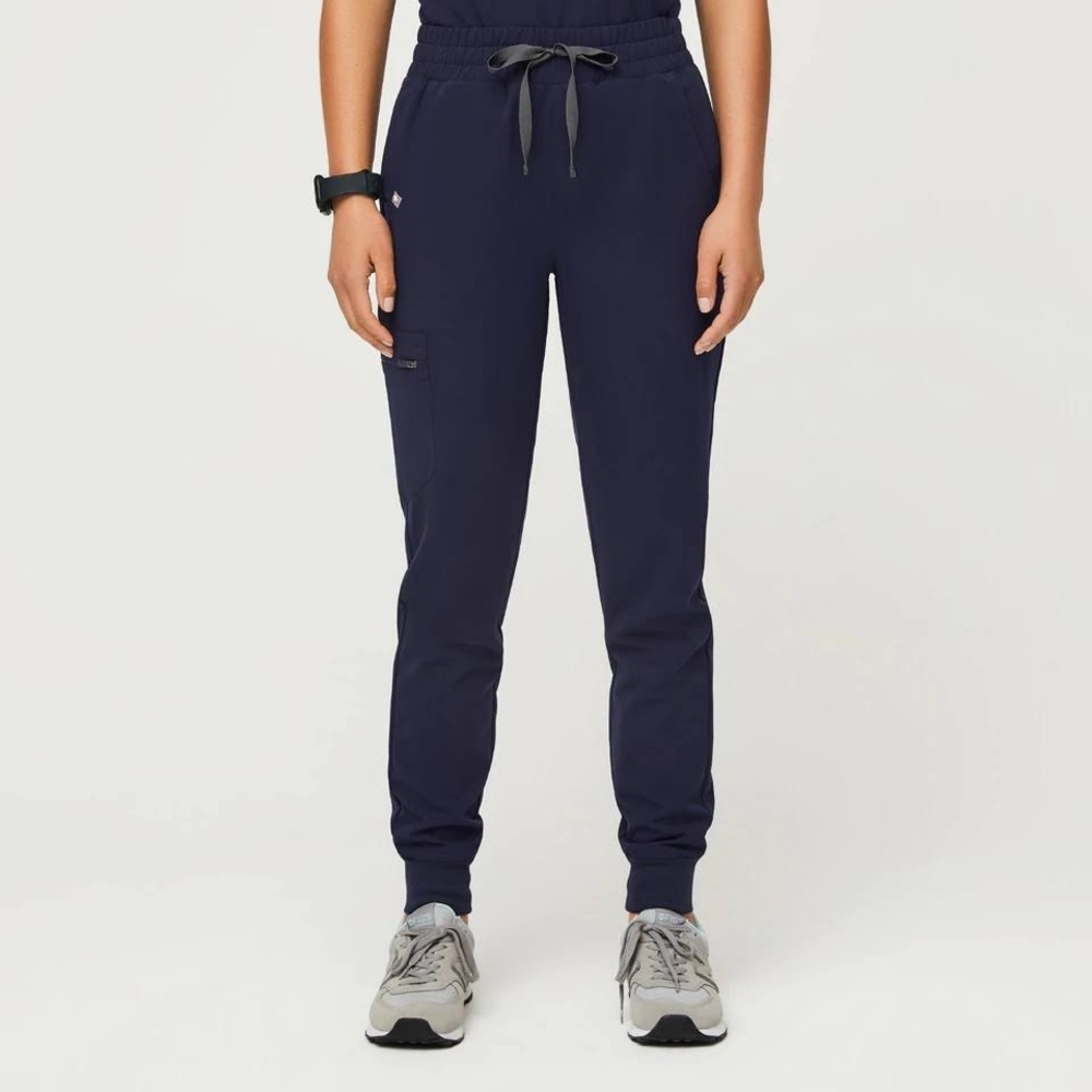 Figs High Waisted Navy Zamora Joggers